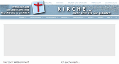 Desktop Screenshot of kircheneuenburg.de